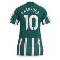 Billiga Manchester United Marcus Rashford #10 Borta fotbollskläder Dam 2023-24 Kortärmad